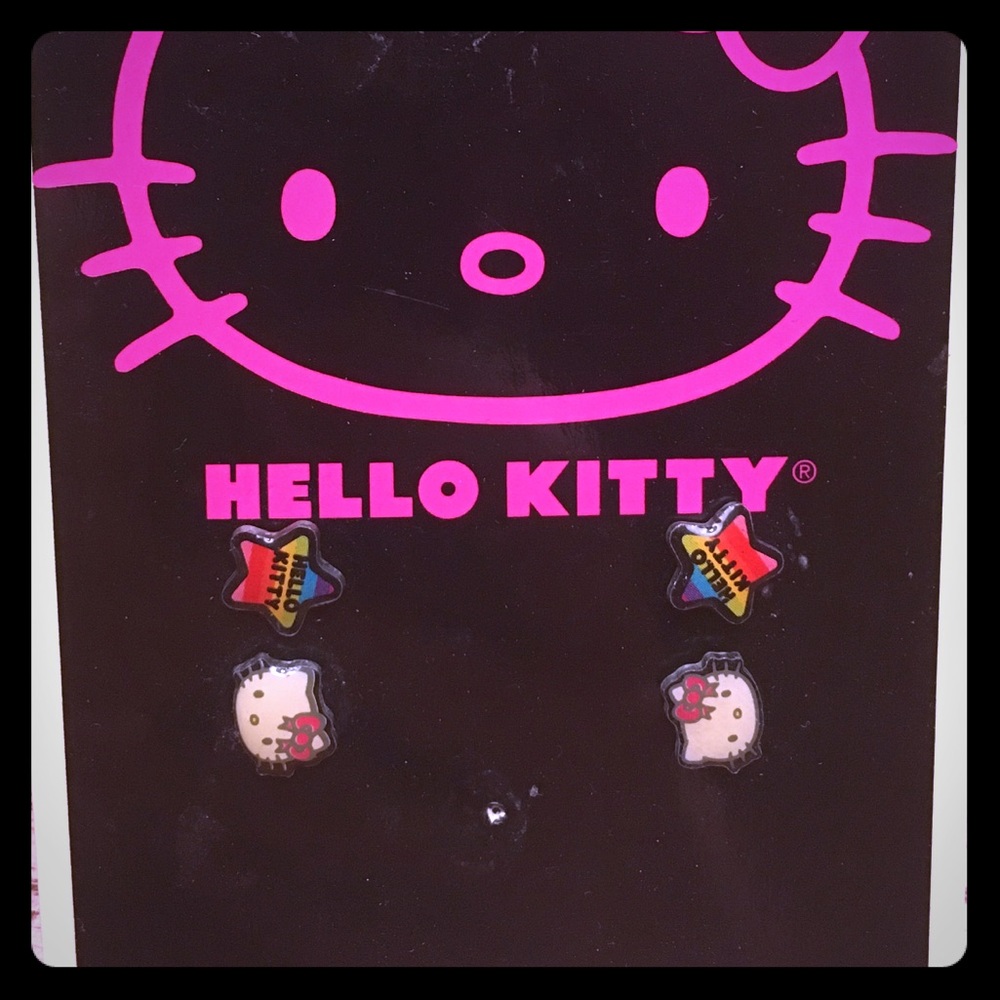 Brand New Hello Kitty Studs Claires